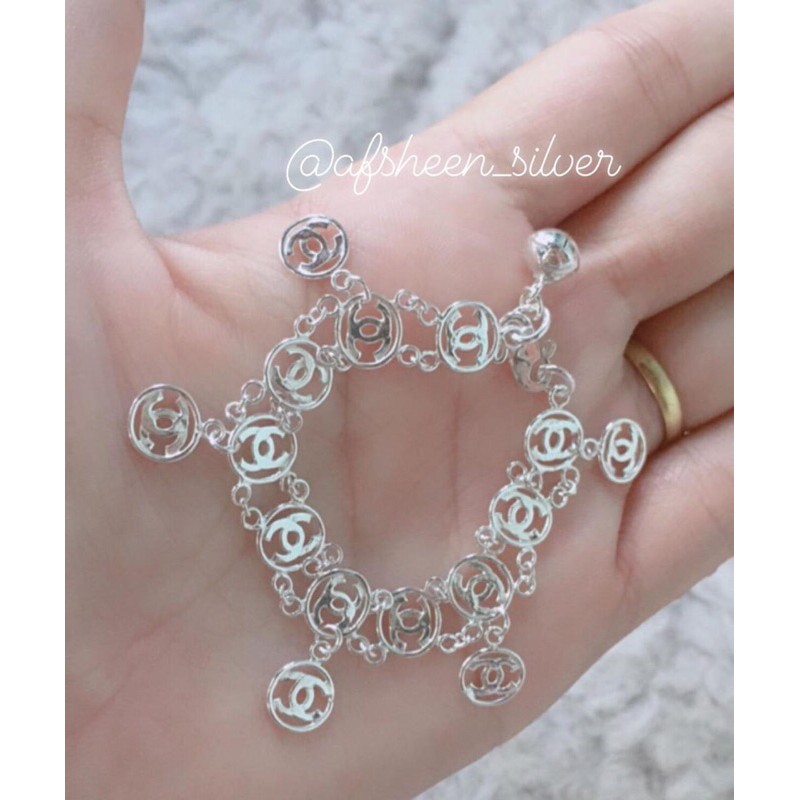 gelang chanel perak