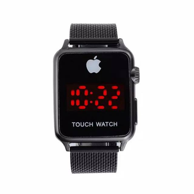 Jam Tangan Pria Apple Watch Rubber TouchScreen