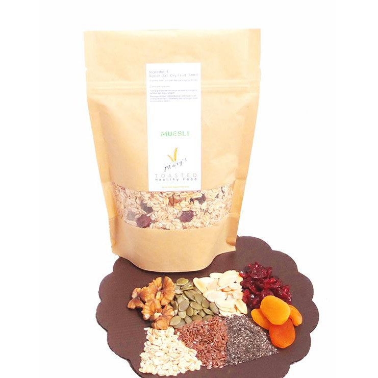 

Terfavorit Healthy Granola COMBI C-500gr(OAT, ALMOND, WALNUT, CHIA SEED, APRIKOT)