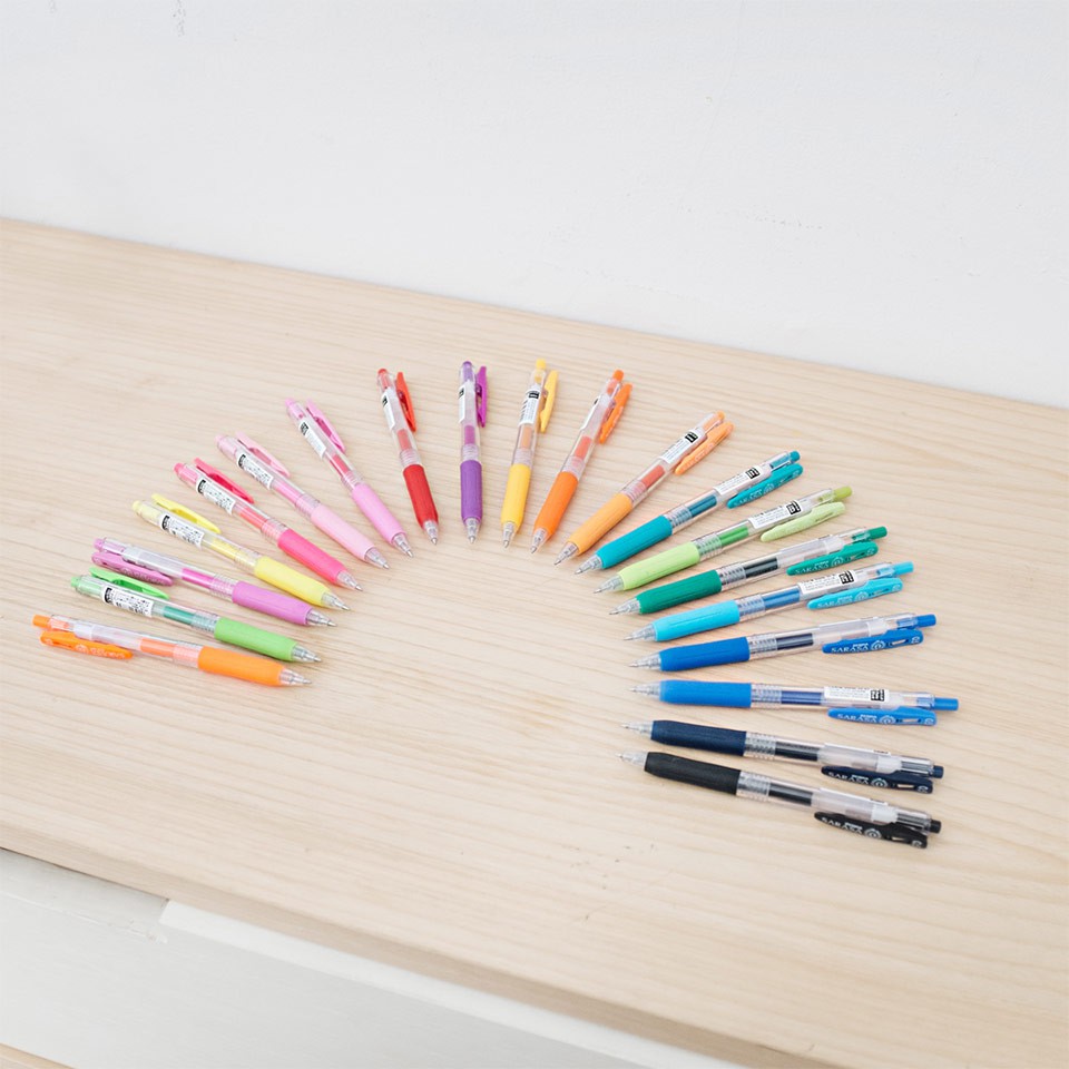 

PINKABULOUS Zebra Sarasa Push Clip Gel Ink Pen