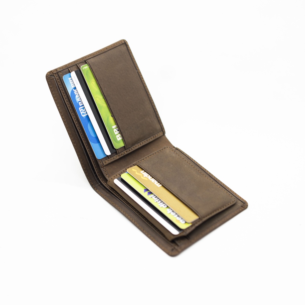 Jayuwan BCH Dompet Kulit Asli Terbaru Desain Klasik Vintage Crazy Horse Leathers