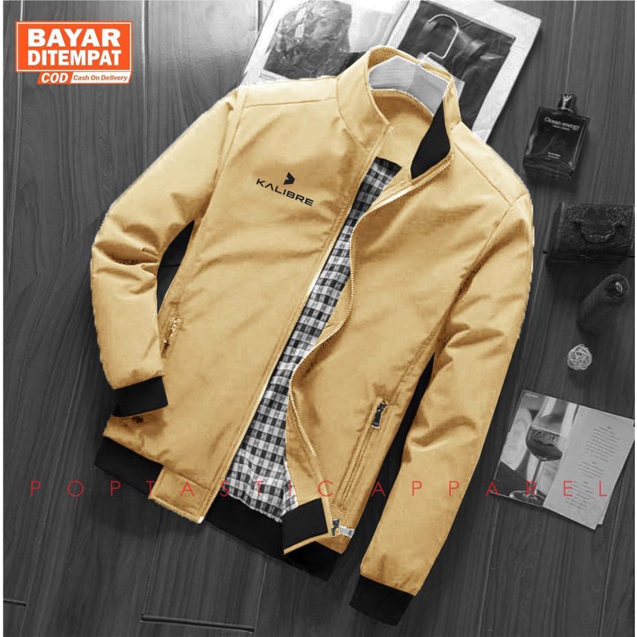 Jaket Musim dingin Jaket parasut pria Bomber hurrington Formal Taslan Waterproof