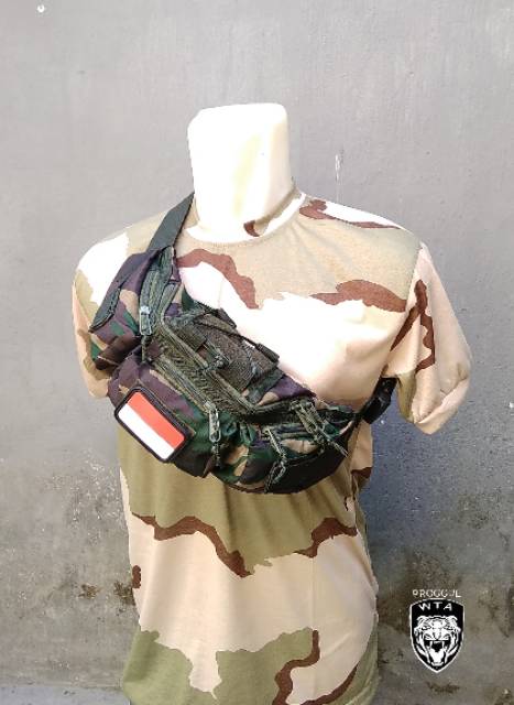 Waistbag/waistbag pria/waistbag tactical army/tas selempang army