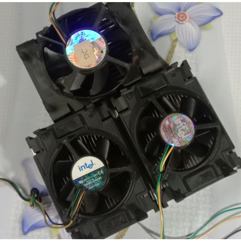 kipas fan Intel plus heatsink aluminium tebal 1Cm