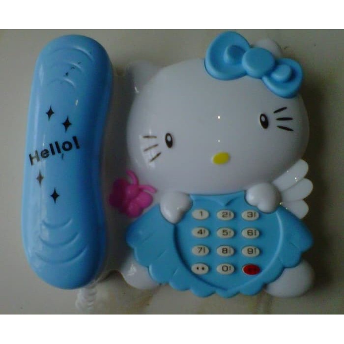 ELshops  Mainan anak Telepon Hello Kitty, Telphone Hello Kitty