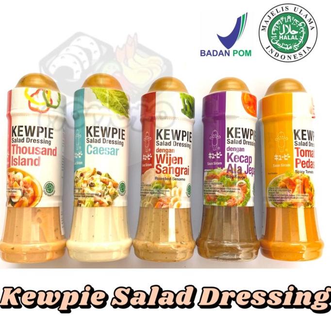 

[[COD]] KEWPIE SALAD DRESSING SAUS SIRAM 200 ML WIJEN SANGRAI CAESAR THOUSAND OBRAL Kode 363