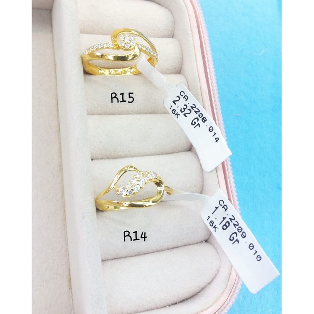 Cincin kadar 700/16k mata fashion