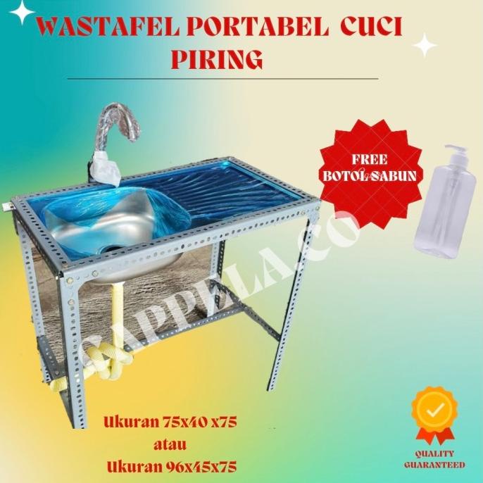 WASTAFEL TEMPAT CUCI TANGAN PORTABLE PORTABEL TEMPAT CUCI TANGAN MURAH
