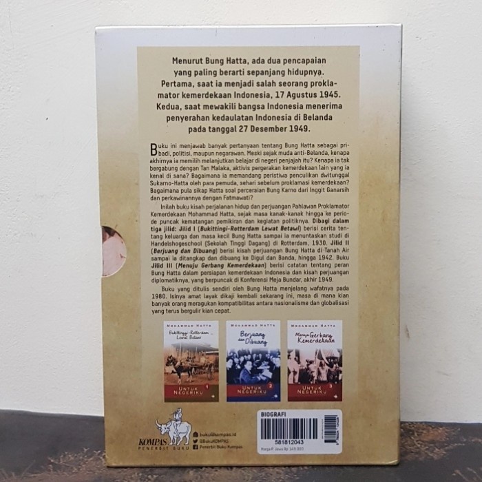 

FLASH SALE!!! BUKU UNTUK NEGERIKU SEBUAH OTOBIOGRAFI MOHAMMAD HATTA TERLARIS