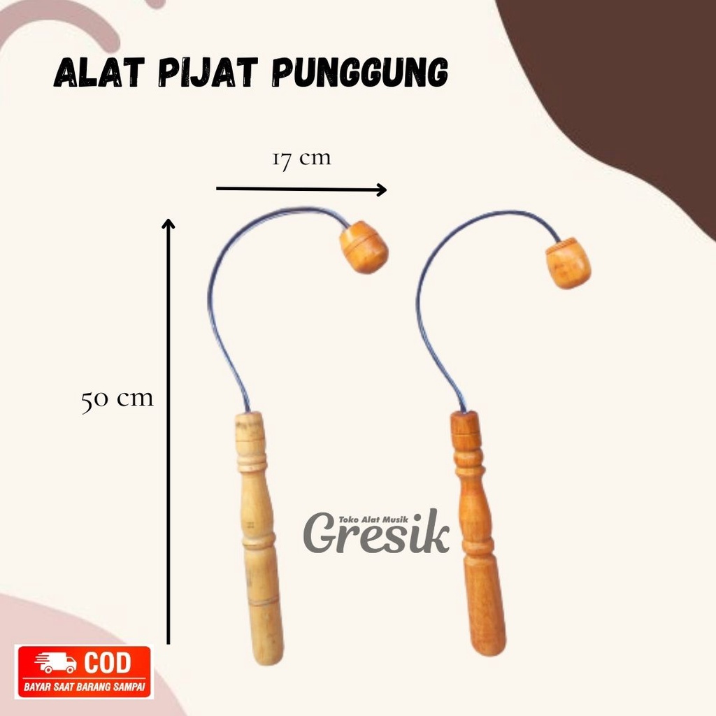 Alat Pijat Punggung/ Alat Garuk Punggung/ Alat Pijat Bahan Kayu