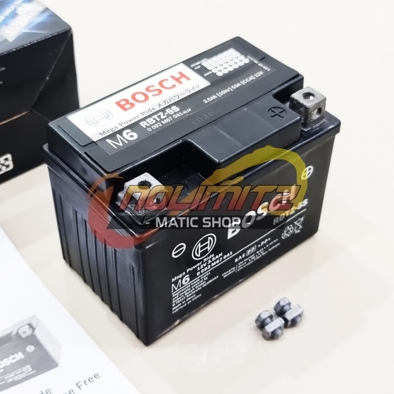 Aki Motor MF Bosch Maintenance Free AGM RBTZ-5S ORIGINAL BOSCH