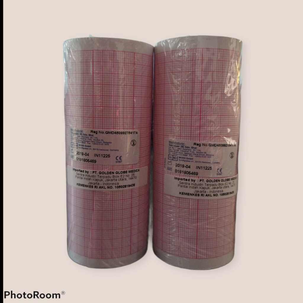 KERTAS EKG / ECG / THERMAL PAPER - ROLL | ALPHA | 110X25