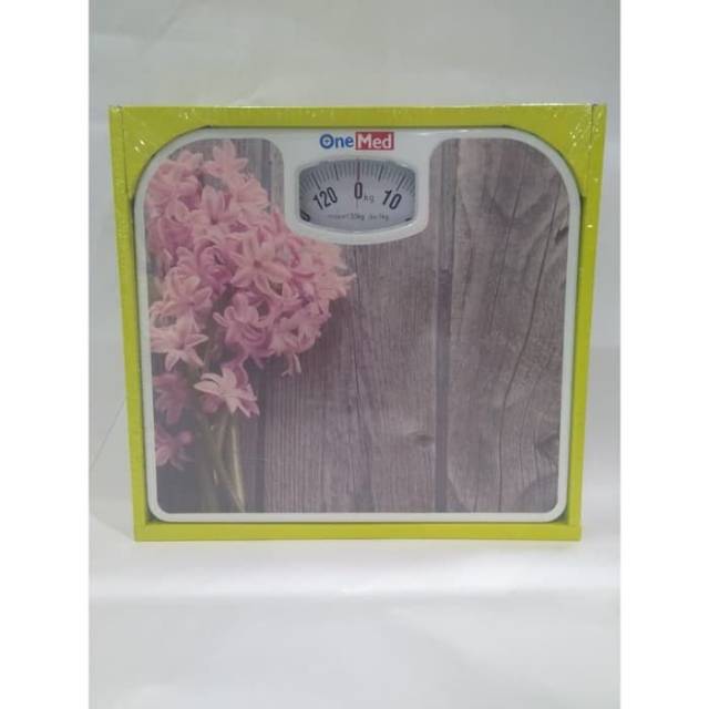 Timbangan berat badan manual one med / timbangan badan