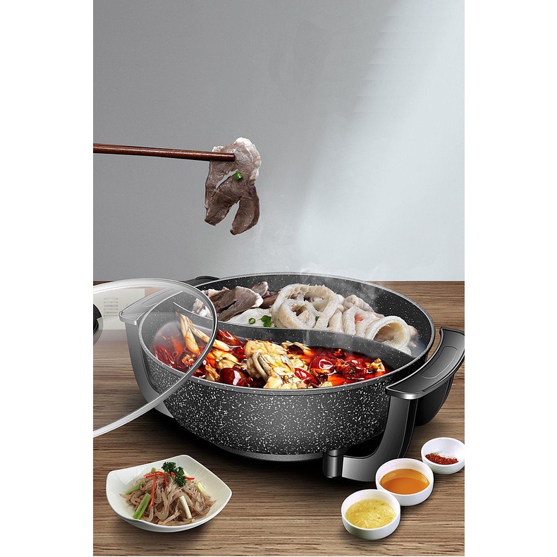 Idealife Electric Shabu and Grill - Panci Shabu Shabu Listrik Idealife IL116A