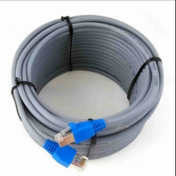 Cable LAN cat 5 siap pakai 100mtr