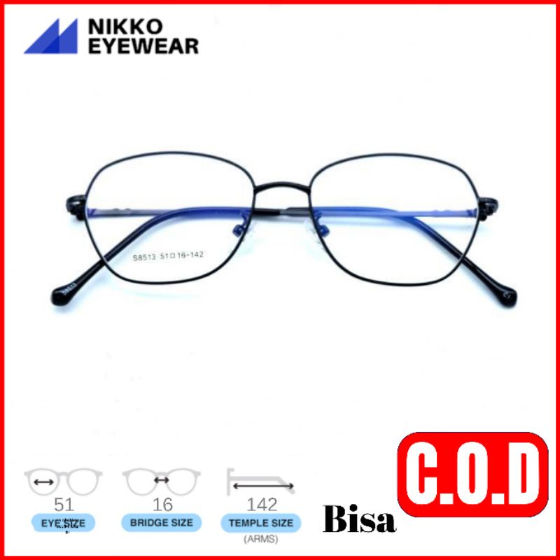 Frame Kacamata  S8513, Gratis Lensa Minus,Kacamata Antiradiasi,Kacamata Baca,Kacamata Korea,