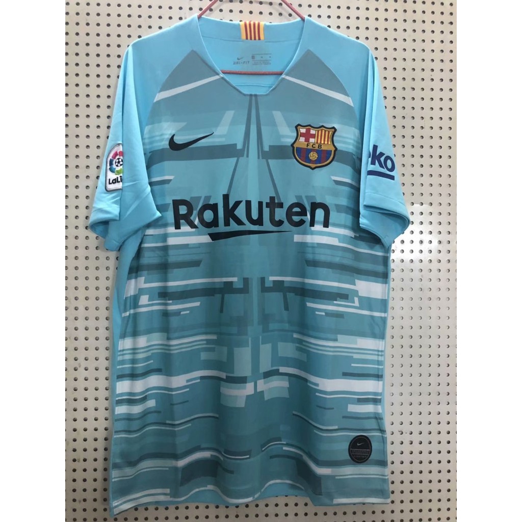 Jersey Bola Barcelona GK Biru 2020