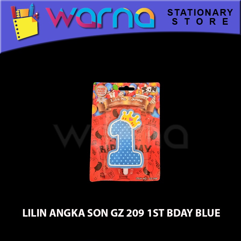 LILIN ANGKA SON GZ 209 1ST BDAY