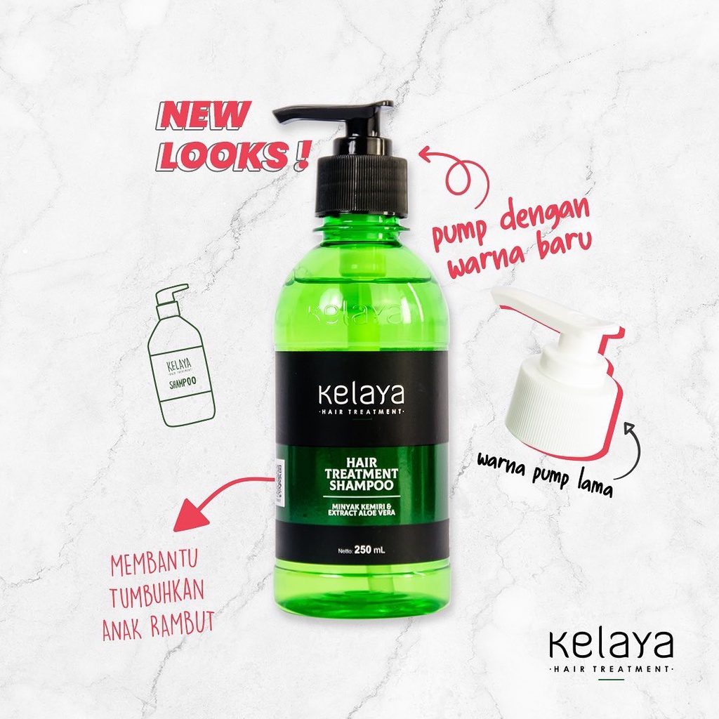 KELAYA SHAMPOO RAMBUT ANTI RONTOK KELAYA HAIR TREATMENT