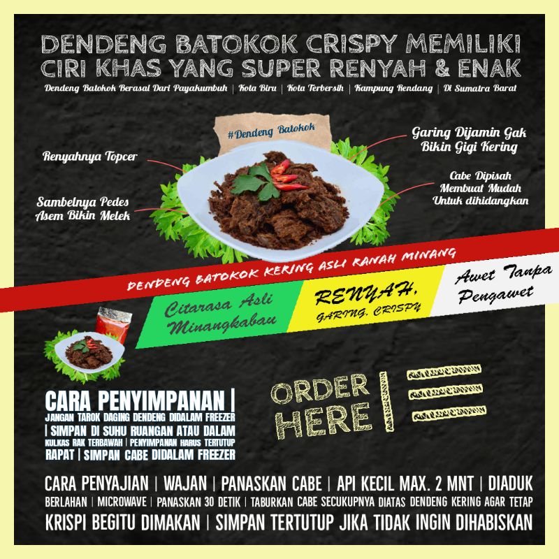 

Dendeng Batokok Crispy 250 Gram