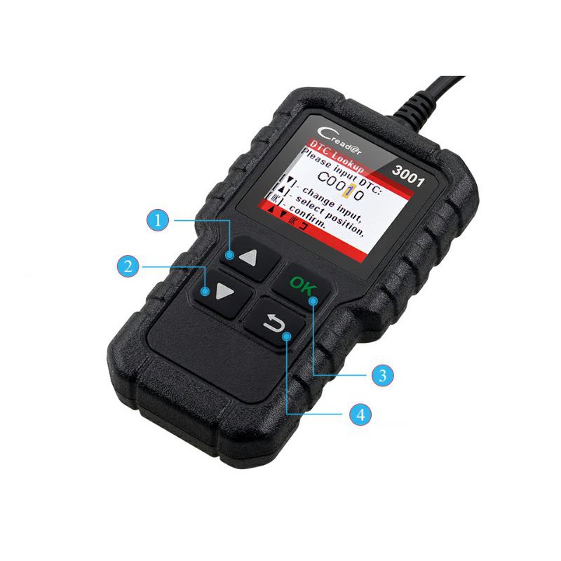 Creader LAUNCH Scanner Diagnostic Mobil OBDII (ORIGINAL) - 3001