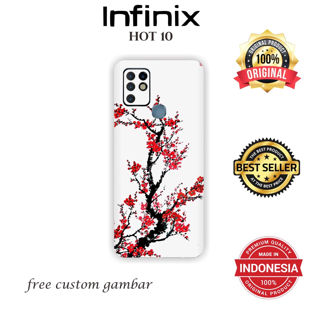 CUSTOM GARSKIN/STICKER HANDPHONE INFINIX HOT 10