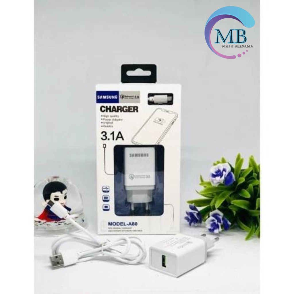 BM048 A80 Cashan Cashan SAMSUNG 3Amper QUALCOM micro fast Charging Anti meledak J2 prime j3 j5 j7 MB1609