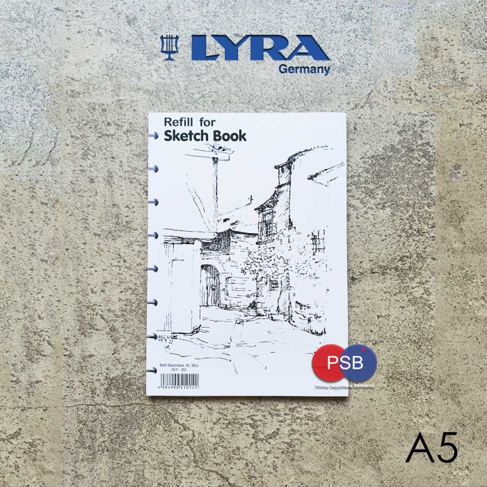 

Sketsagambar- Refill / Isi Ulang Lyra Sketchbook A5 -Buku-Gambar-Sketsa.