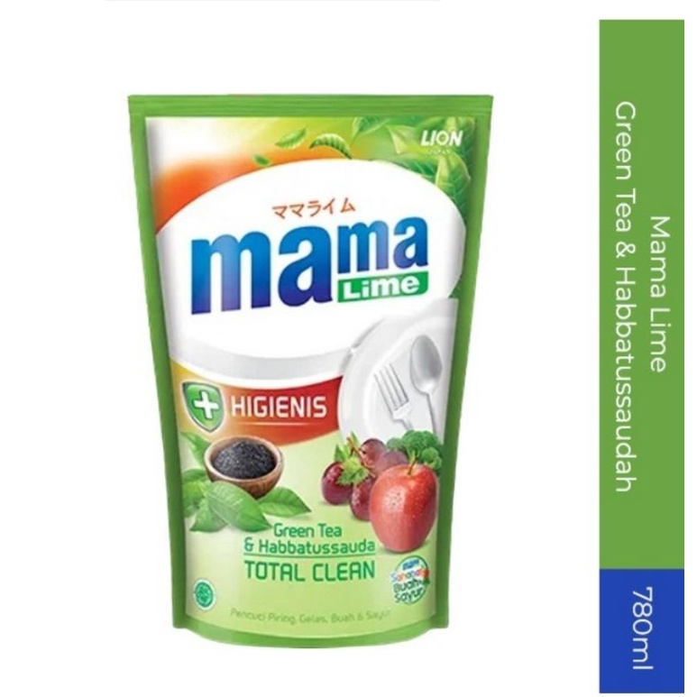 mama lemon total clean green tea 680ml