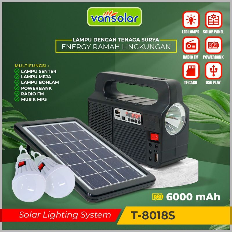 SOLAR LIGHTING SYSTEM ADVANCE T8018S