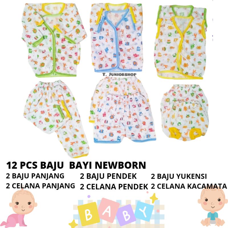 PAKET BAJU BAYI BARU LAHIR/BAJU BAYI NEWBORN/PAKET PERLENGKAPAN BAJU BAYI BARU LAHIR