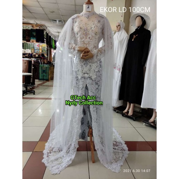 Kebaya Akad Full Payet EKOR