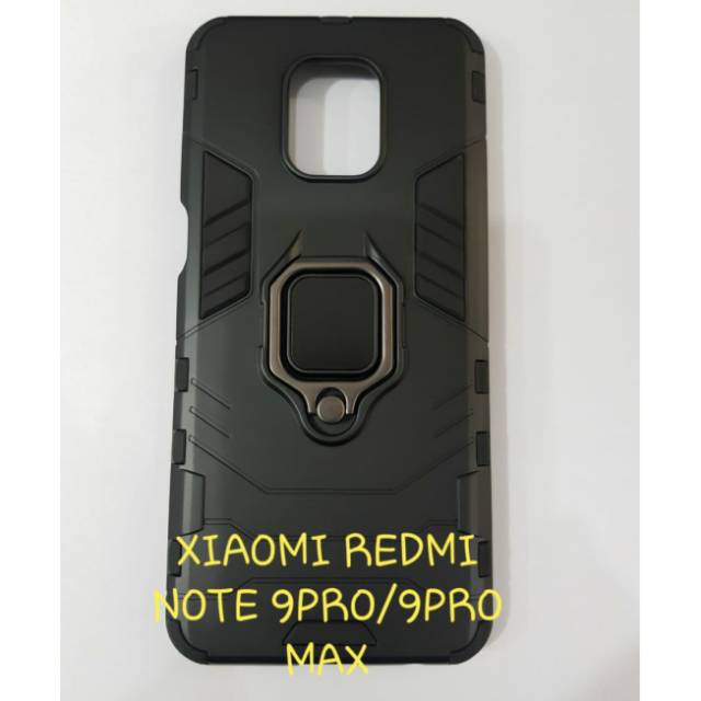 CASE XIAOMI REDMI NOTE 9PRO NOTE 9PRO MAX - HARDCASE IRON RING ARMOR XIAOMI REDMI NOTE 9PRO 9PRO MAX