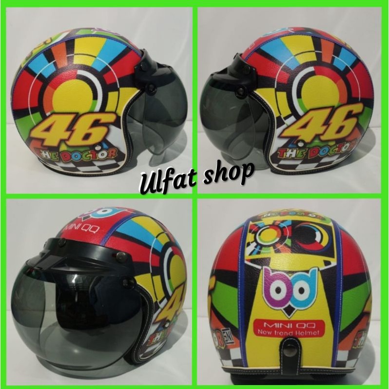 helm bogo retro dewasa motif 46 VR