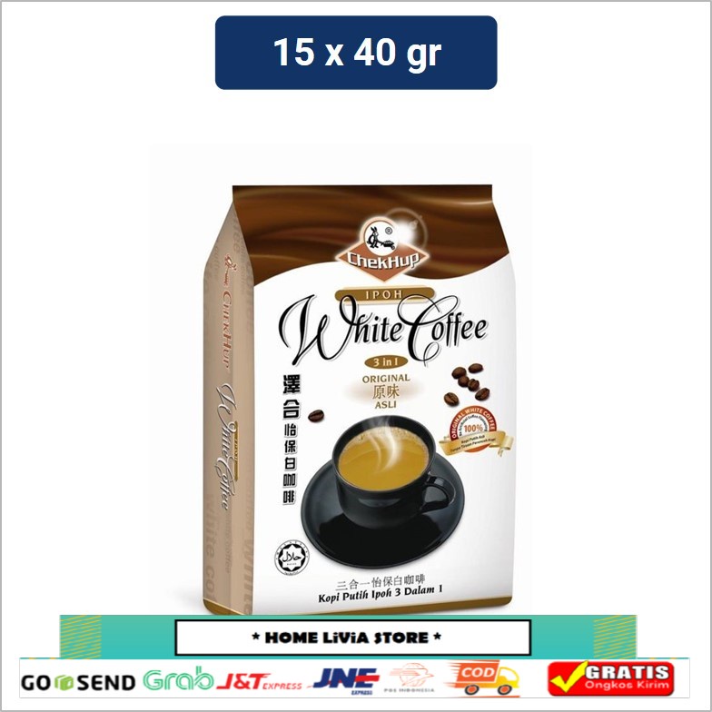 

Chek Hup 3 in 1 Ipoh White Coffee Original 40gr x 15