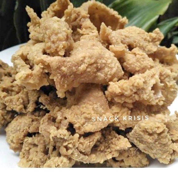 

Keripik kulit ayam goreng super enak krispi Halal 100 gram free buble wrap