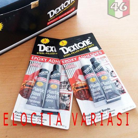 

Pasti Laris LEM BESI DEXTONE 5 MENIT EPOKSI 48 Gram L4R!!