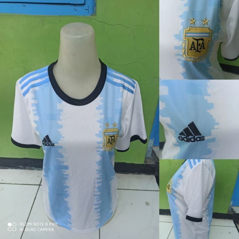 JERSEY CEWE LADIES ARGENTINA HOME EURO 2020/2021 GRADE ORI IMPORT