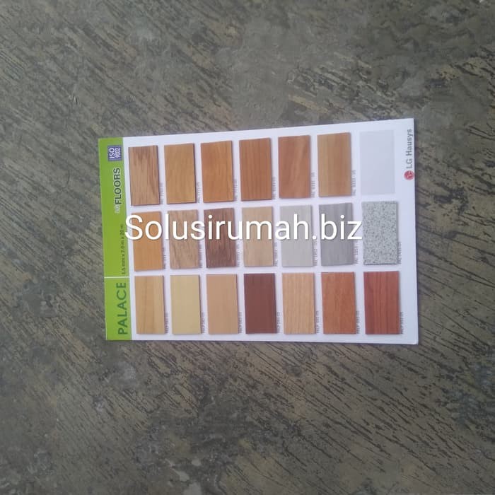 KATALOG FLOORING LG PALACE PERLEMBAR KARTU WARNA LANTAI LG HAUSYS
