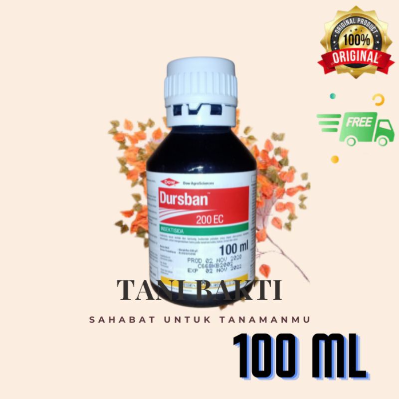 Insektisida Dursban 200EC, 100 ml