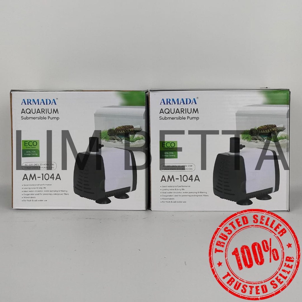 POMPA AQUARIUM ARMADA AM-104 A / POWER HEAD 104 LOW WATT TERMURAH