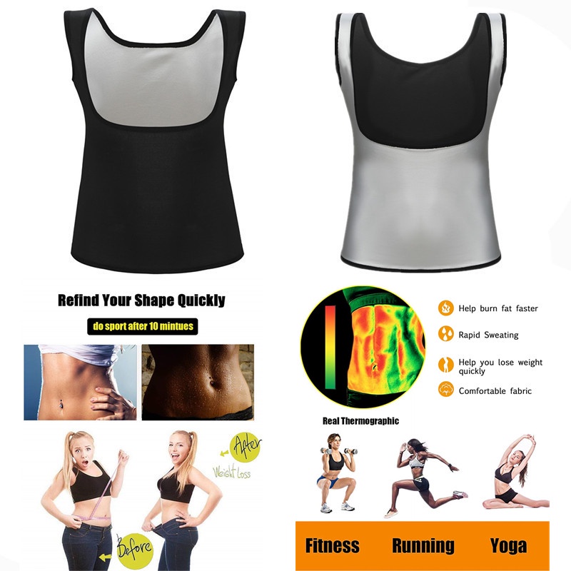 TANKTOP SAUNA PENGECIL PERUT BUNCIT KORSET BAJU GYM WANITA PELANGSING  NEOTEX CORSET ORIGINAL