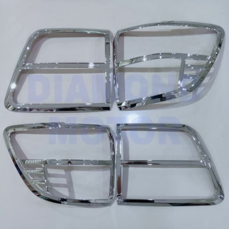 Toyota New Fortuner 2008 Ring Cover List Lis Garnis Chrome Belakang