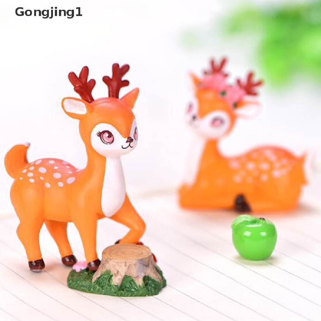 Gongjing1 Miniatur Pot Bunga / Tanaman Untuk Dekorasi Taman Mini / Rumah Boneka DIY