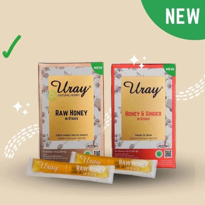 

Madu Uray Sachet In Stick 120gr - Raw Honey