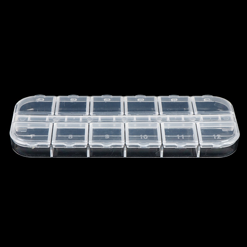 [FULL] 1PC Dental Storage Box 12 Container Dental Orthodontic Brackets Bands Parts Case