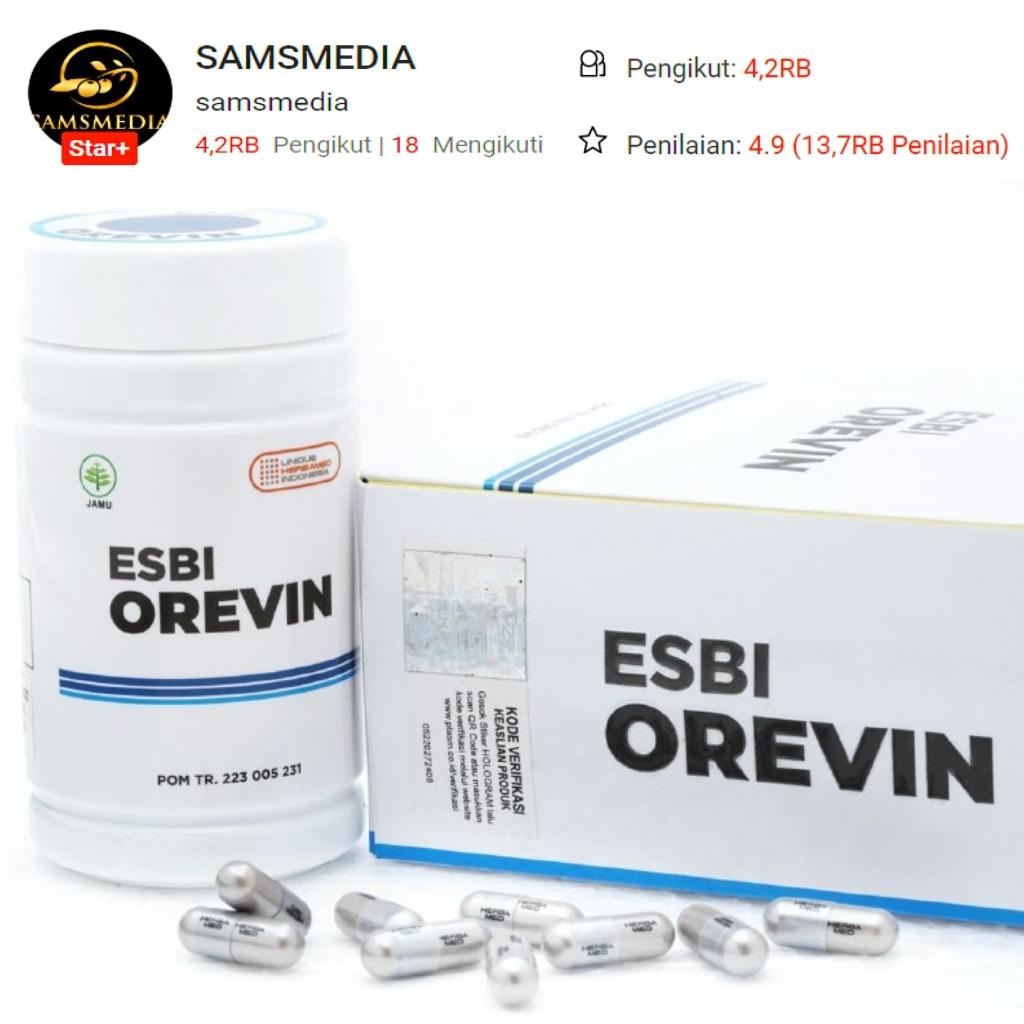 ESBI OREVIN Obat Diabetes Penurun Gula Darah Tinggi Kencing Manis Ampuh - Samsmedia