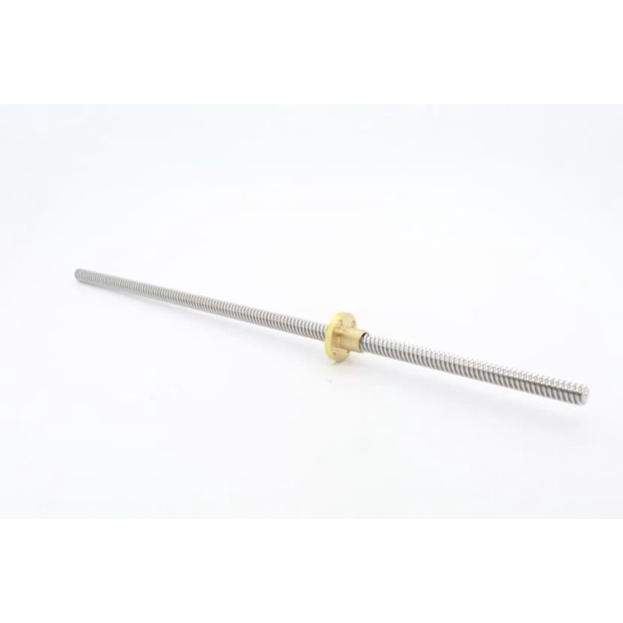 screw rod T8-2-D8 untuk 3d printer/ cnc30cm 40cm 50cm nut eleminate