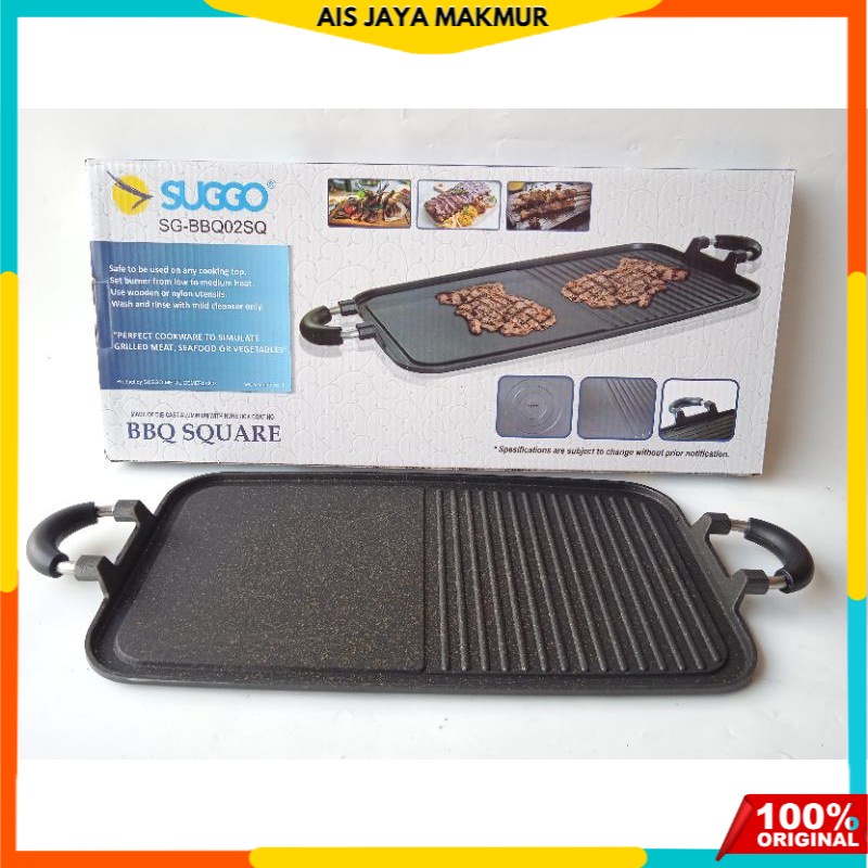 Multi Grill pan teflon Suggo pemanggang daging suggo