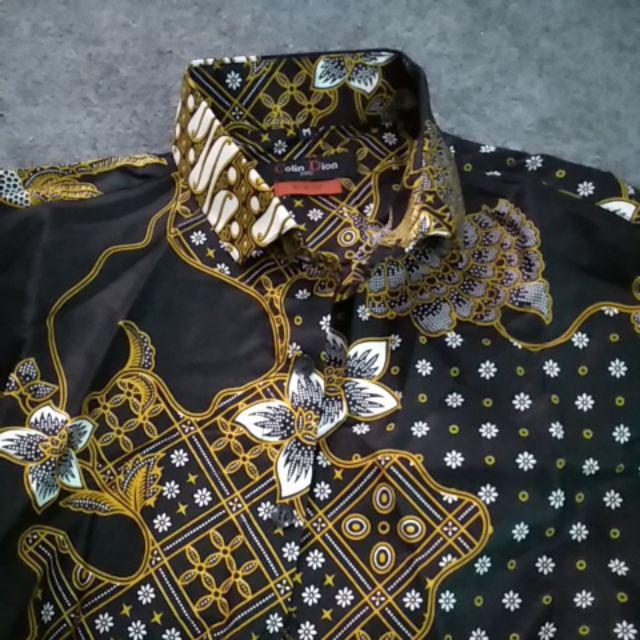 Batik Pria Slim Fit Lengan Panjang Kemeja Batik Pria Colindion Cbl1053